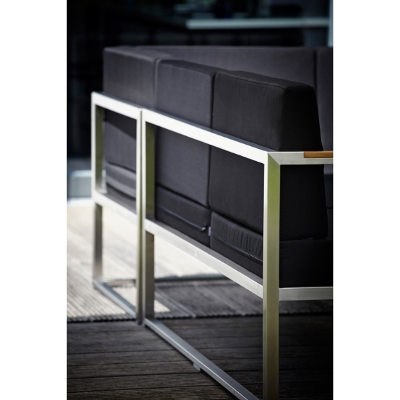 Jan Kurtz Lux Lounge, L-Form inkl. Eckelement und Mittelelement, taupe