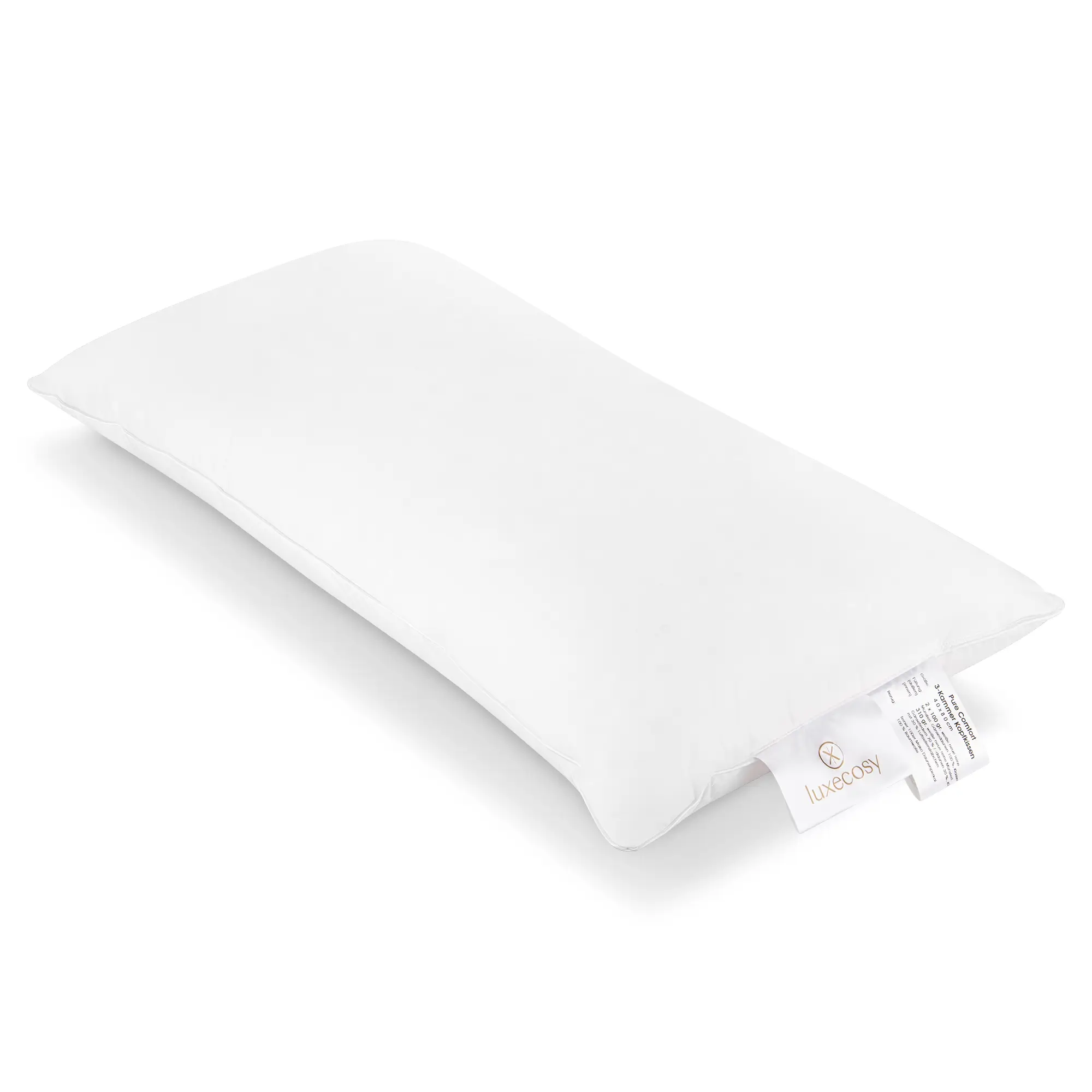 LuxeCosy Pure 3-Kammer Daunenkissen