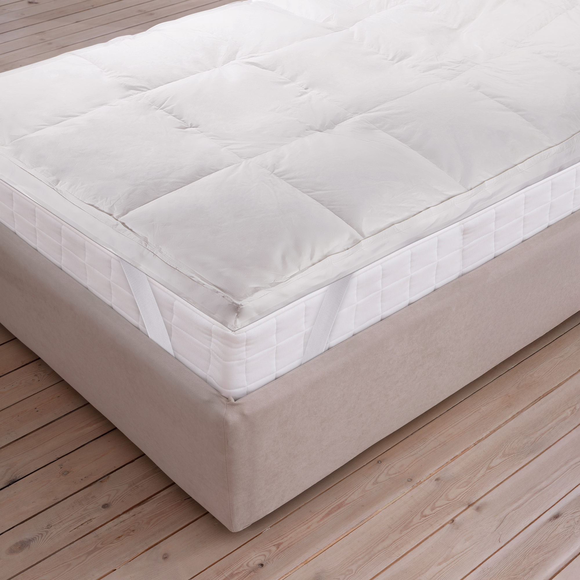LuxeCosy Luxe Feder Topper - 2-Lagig