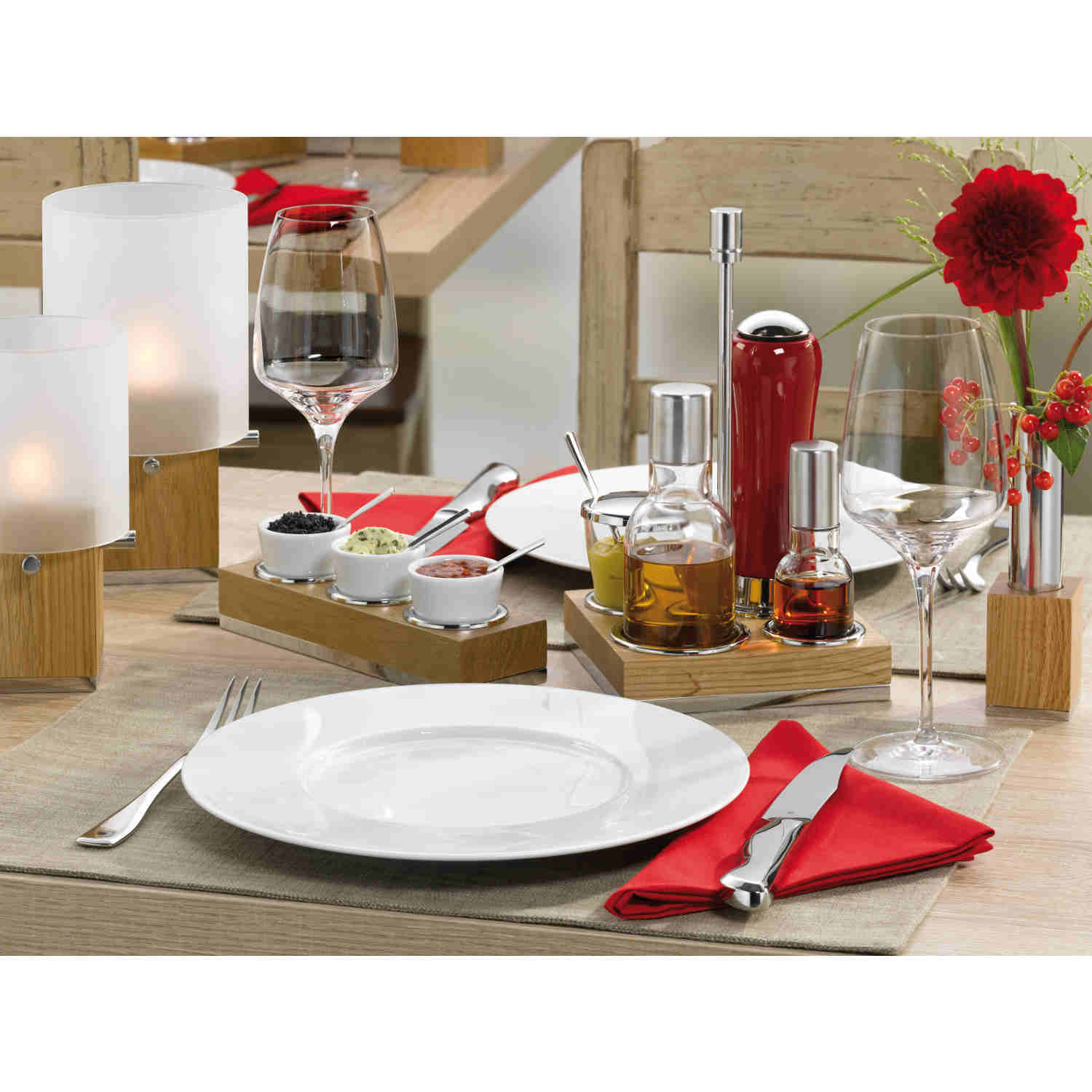 WMF Hotel Tisch- und Windlicht Pure Exclusiv Natur