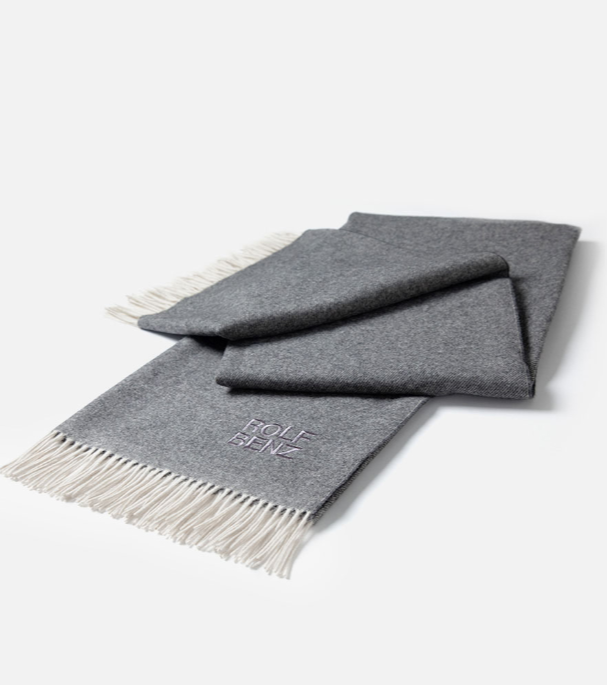 Rolf Benz Plaid Maus, reine Lammwolle, 130 x 185 cm - im Geschenkkarton!