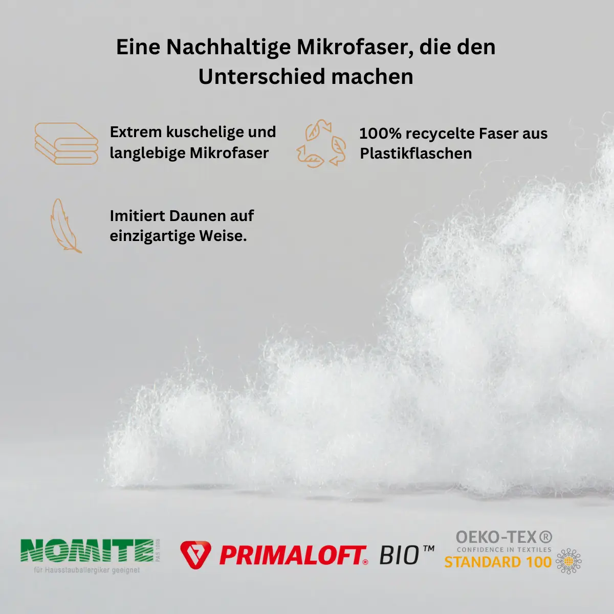 LuxeCosy Cosy PrimaloftBio® Mikrofaser Decke