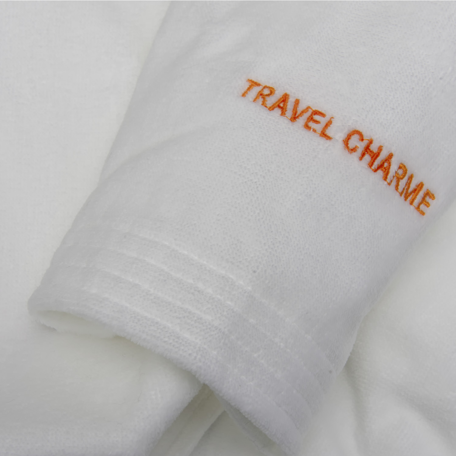 Damenbademantel mit Travel Charme Logo (S)